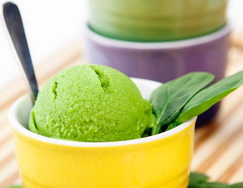 Spinach Ice Cream Blender Recipe