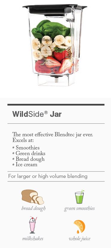 Blendtec Red WildSide+® Jar - Two2Brew