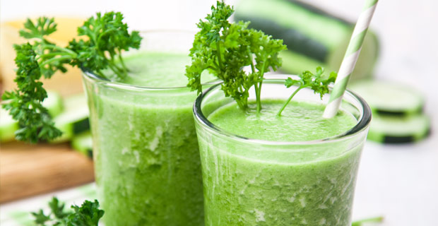 Parsley-Passion Green Smoothie Blender Recipe