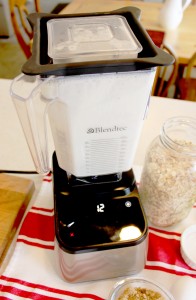 Pancake Ingredients In The Blendtec Designer Series Blender