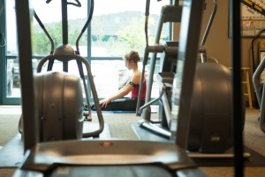 Girl working out