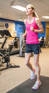 Woman Warming Up Before A Run