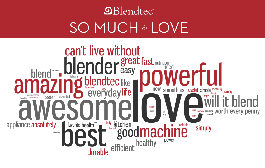 What 3 Words Describe Why You Blend Word cloud
