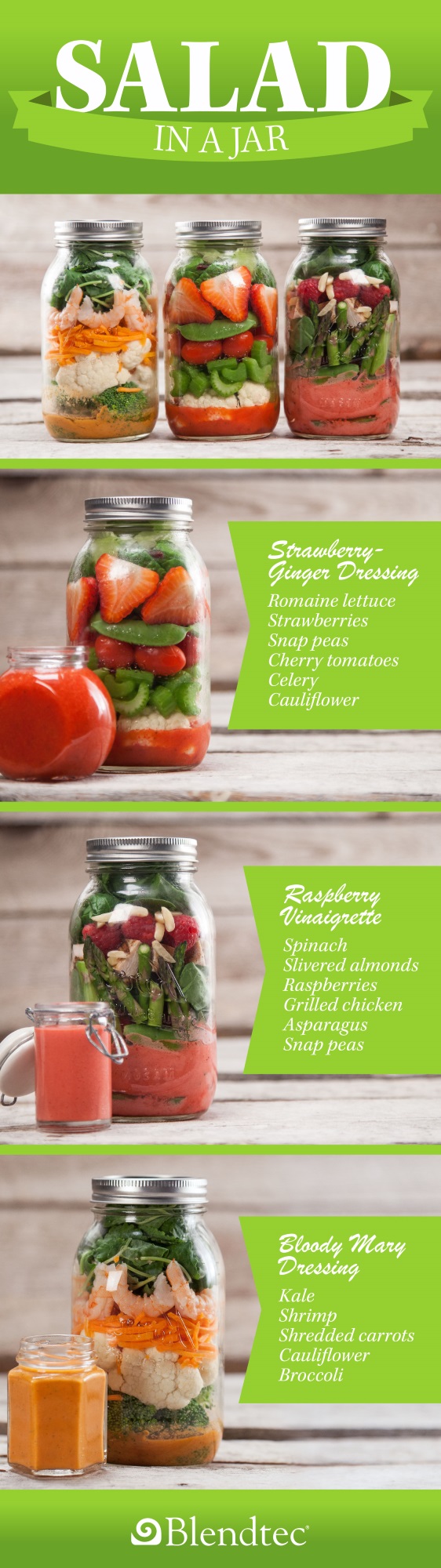 salad in a jar