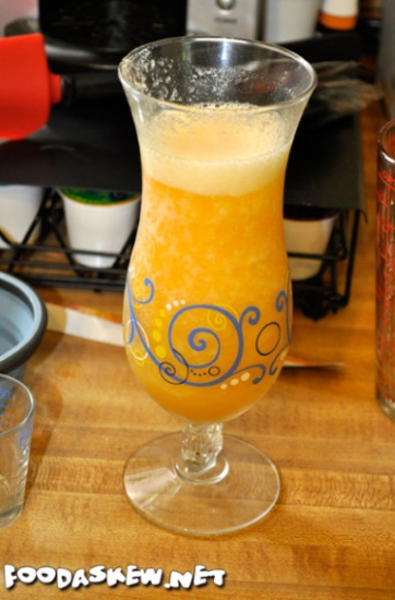 peach slushy