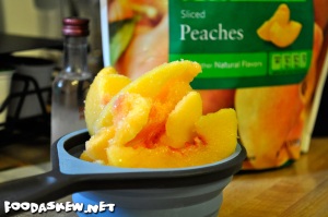 peach slushy