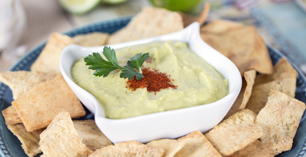 Roasted Green Chili & Lime Hummus