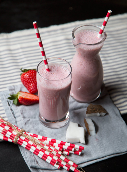 Strawberry Coconut Blend Smoothie Recipe