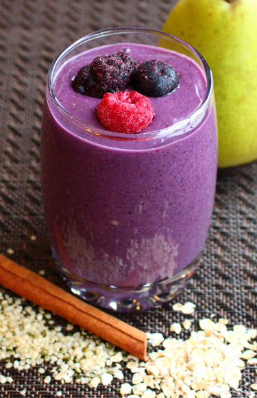 berry cinnamon smoothie