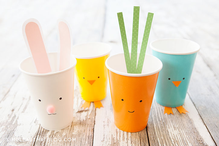 Easter Cups from Simple As That Blog