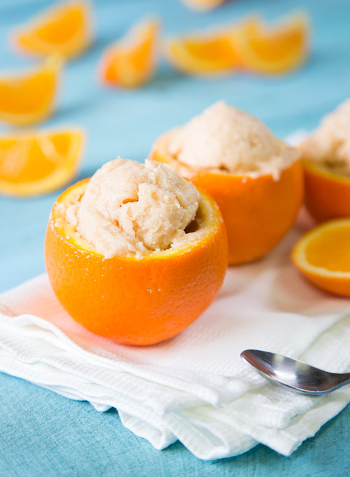 Healthy Orange Dreamsicle Ice Cream Recipe