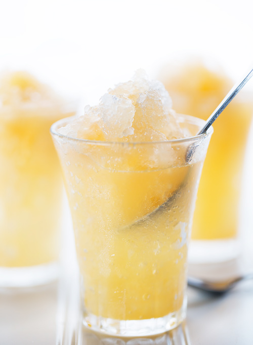 Homemade Mango-Peach Snow Cone Syrup Recipe