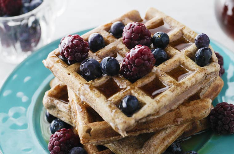 whole wheat waffles