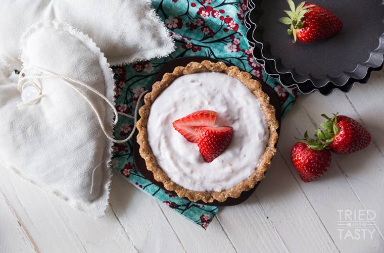 No Bake Strawberry Tart